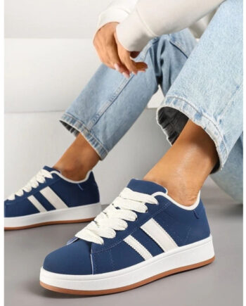 Ginette Dame Sneakers  -123 Blue