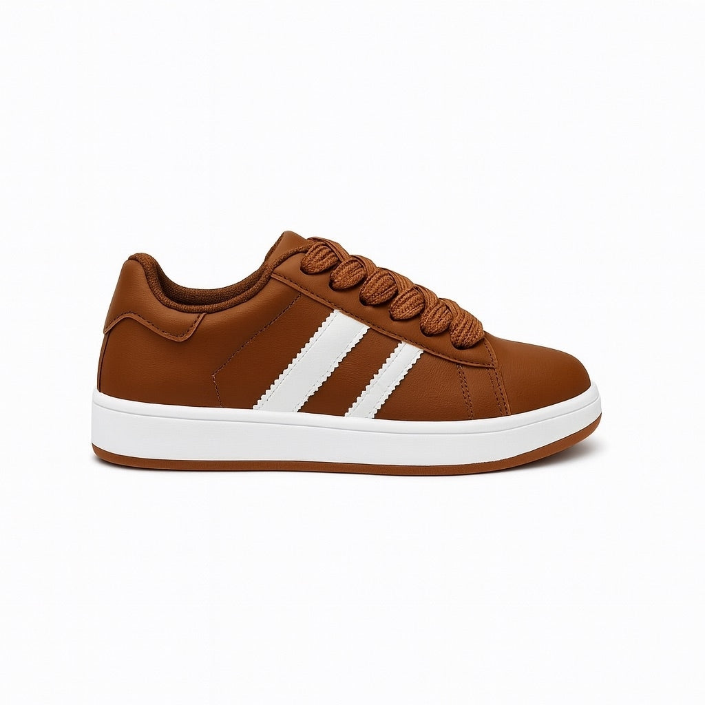 Ginette Dame Sneakers -123 Camel