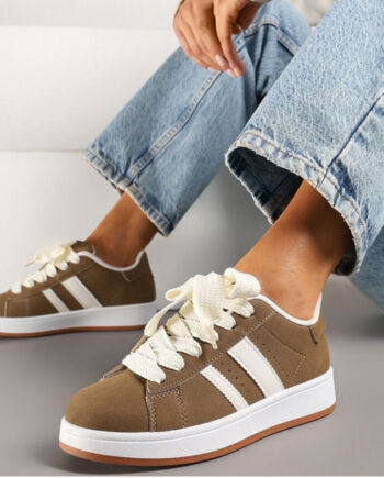Ginette Dame Sneakers  -123 Kaki