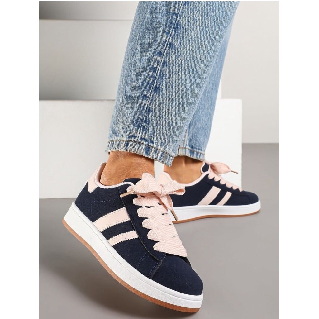 Ginette Dame Sneakers -123 Navy