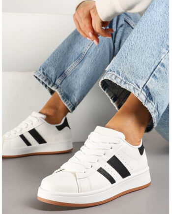 Ginette Dame Sneakers  -123 White