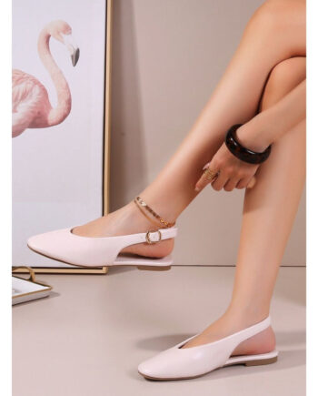 Gitte Dame Slingback Ballerinasko Op16-46pu Beige