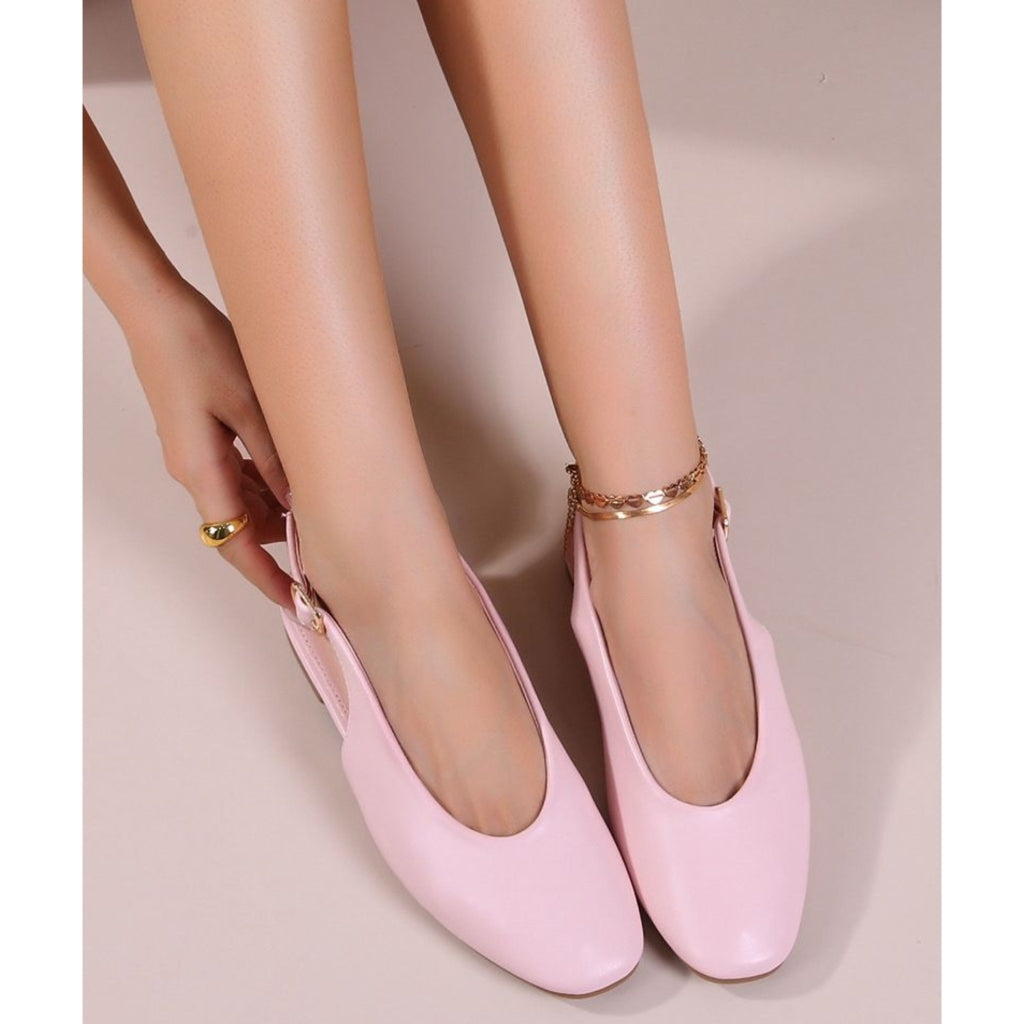 Gitte Dame Slingback Ballerinasko Op16-46pu Pink