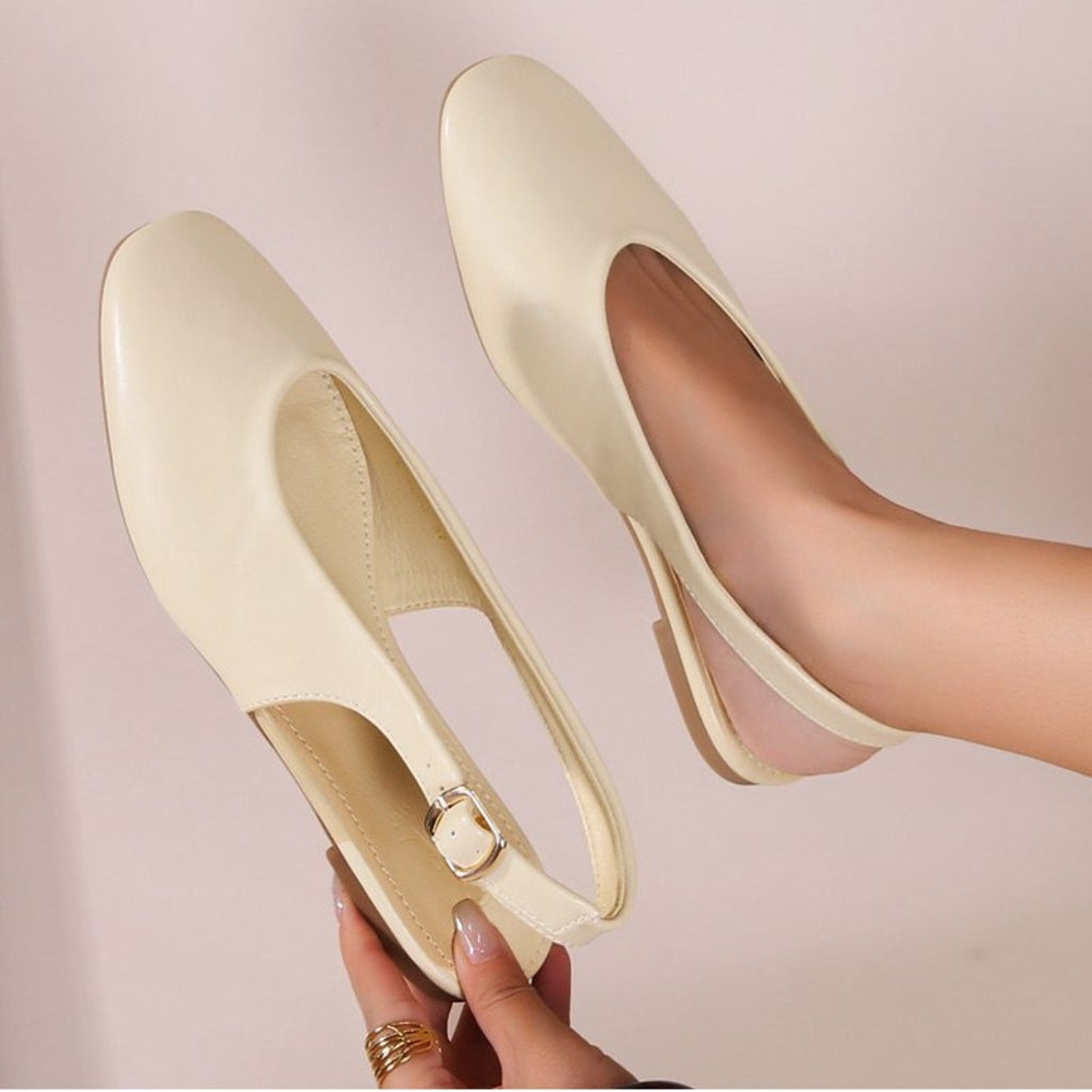 Gitte Dame Slingback Ballerinasko Op16-46pu Yellow