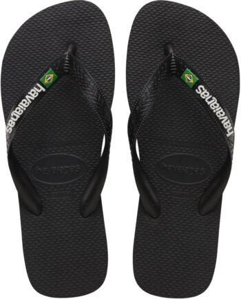 Havaianas Slippers Unisex Brazil Logo 4110850 Black1069