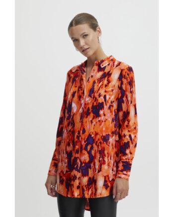 Ichi Dame Skjorte Ihkalova Koi Multi Print