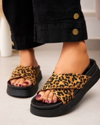 Ingrid Dame Sandaler 5823 Leopard