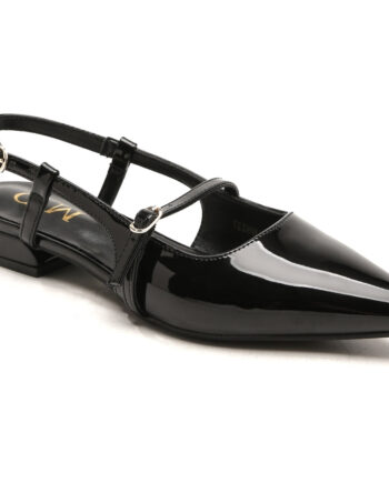 Jeanne Dame Sling Back Ballerina Sko 9227 Black