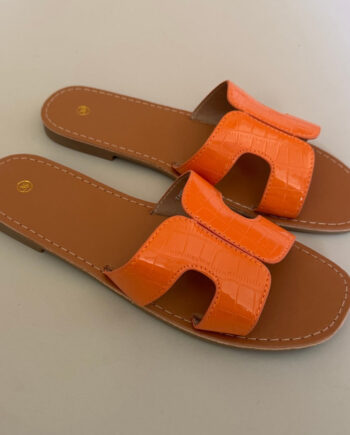 Jennifer Dame Sandaler Th9p-  Orange
