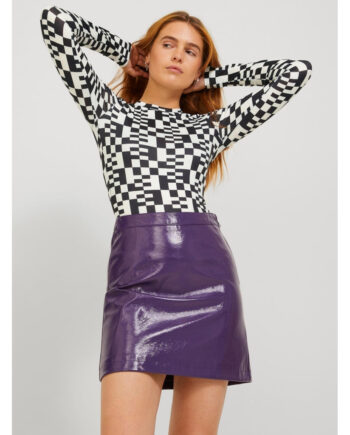 Jjxx Dame Bluse Jxgina Black Blanc De Blanc Aop