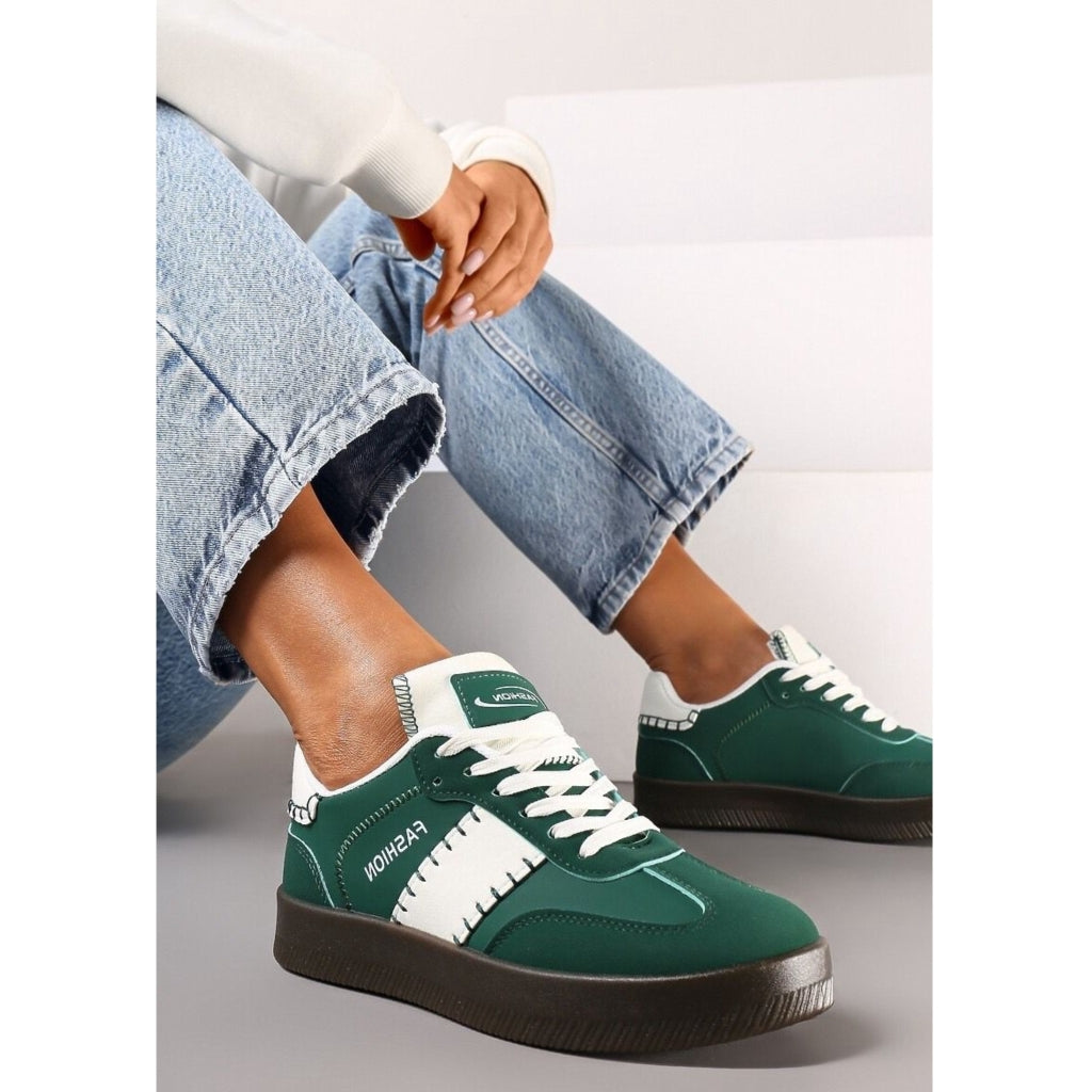 Josianne Dame Sneakers -101 Green
