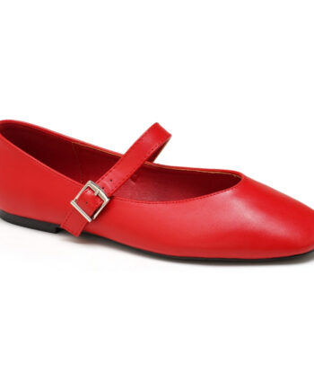 Kenzie Dame Ballerina Sko 8225 Red