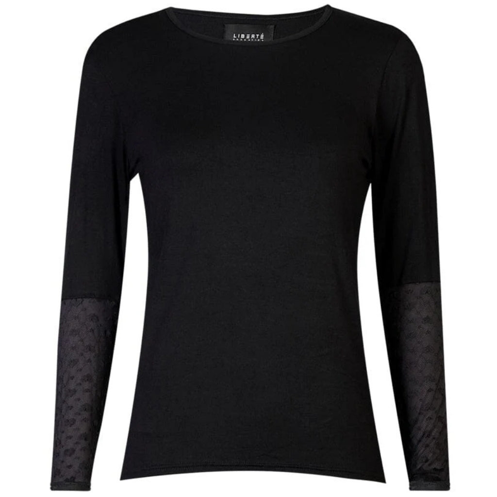 Liberté Dame Bluse Isa Black Small Big Hearts