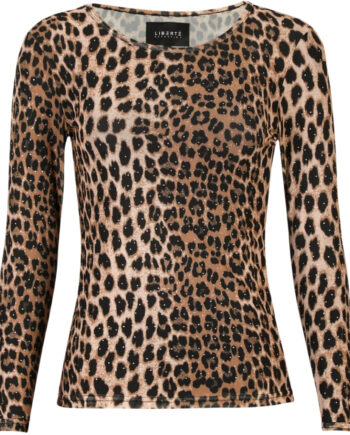 Libertã  Dame Bluse Mesh Lux Leo Diamond Dot