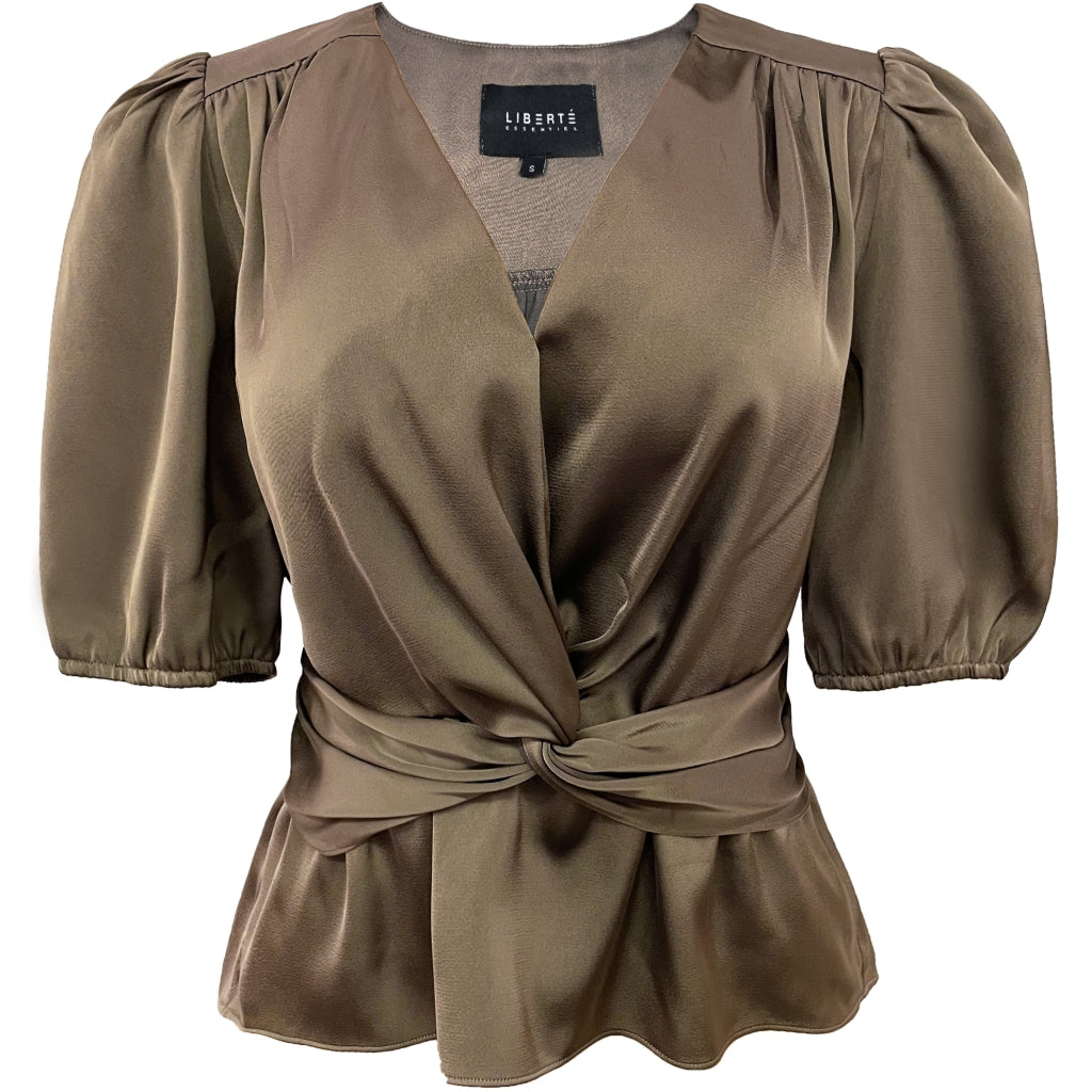 Libertã Dame Bluse Tiki Brown