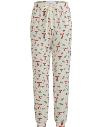 Liberté Dame Bukser Alma 9500 Red Bow Creme