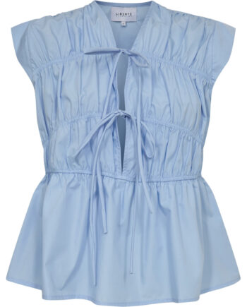 Libertã  Dame Top Jane-tie-top Light Blue