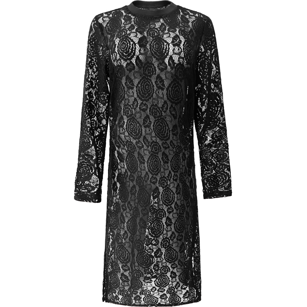 Liberte Dame Kjole Lacy Black Lace