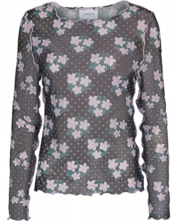 Liberte Dame Langærmet Mesh Top 4086 Purple