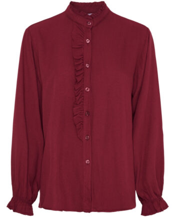 Lululia Dame Bluse Luellen 5897 Bordeaux