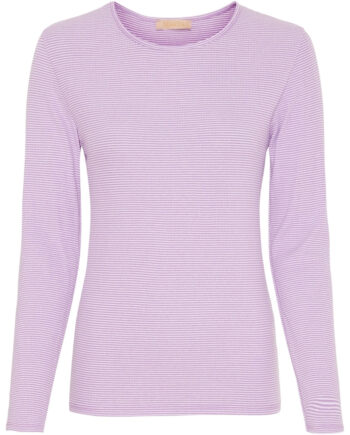 Marta Du Chateau Dame Bluse 4906 Lilac White