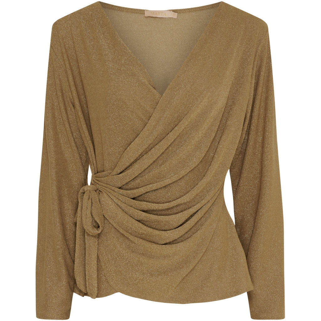 Marta Du Chateau Dame Bluse Mdcandi 1612 Gold