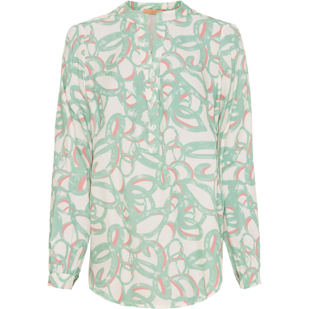 Marta Du Chateau Dame Bluse Mdcastrid 8128 Aqua4100