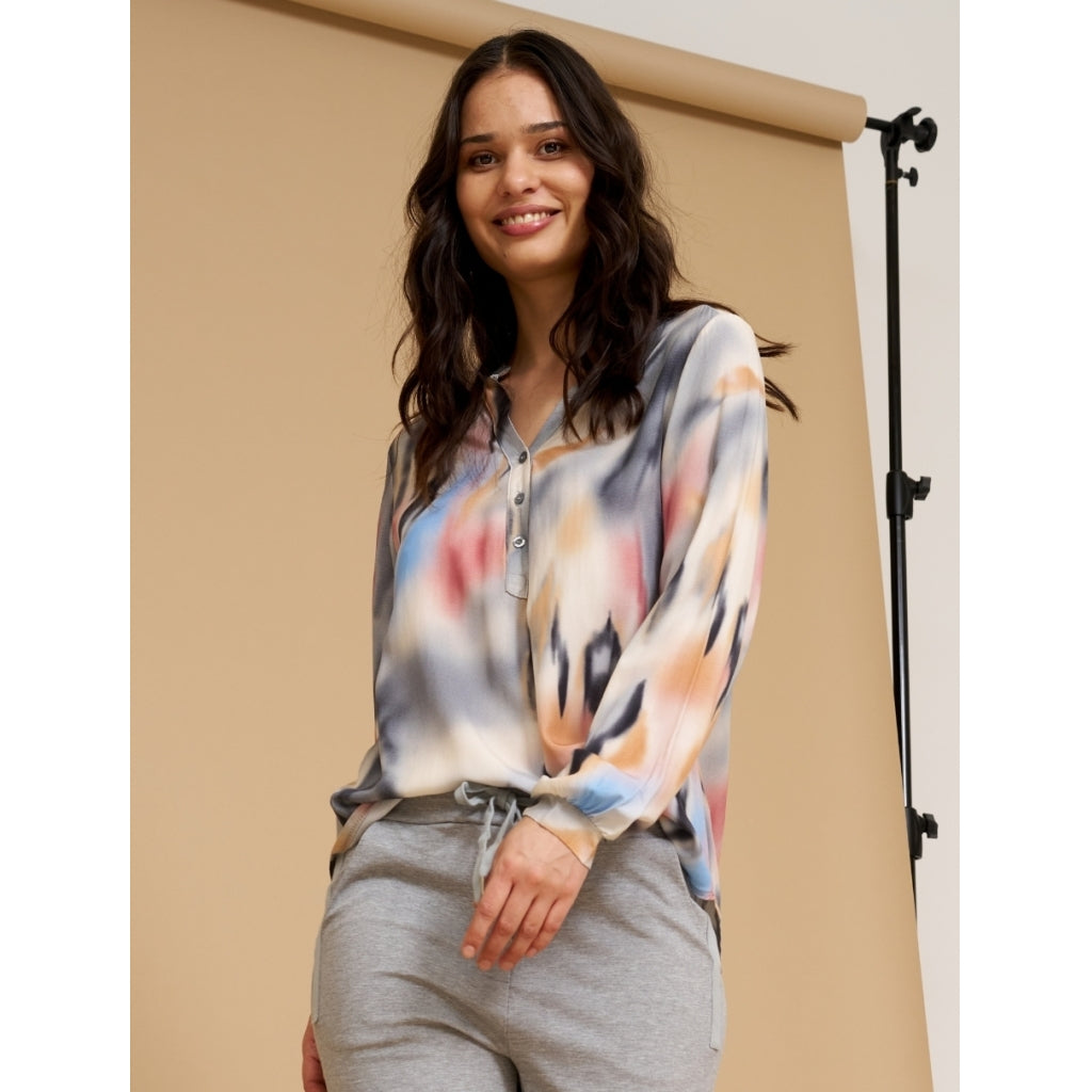 Marta Du Chateau Dame Bluse Mdcastrid 8128 Grigioq3006-11