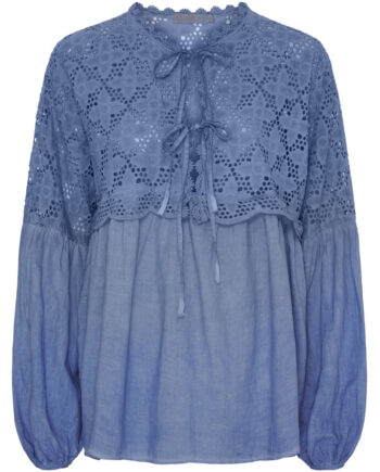 Marta Du Chateau Dame Bluse Mdcaurora Jeans Cold Wash