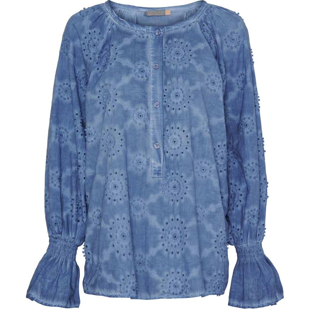 Marta Du Chateau Dame Bluse Mdcbianca Jeans Cold Wash