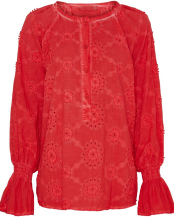 Marta Du Chateau Dame Bluse Mdcbianca Red Cold Wash