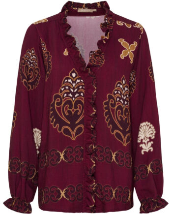 Marta Du Chateau Dame Bluse Mdcbrook 7648 Bordeaux3257tpk