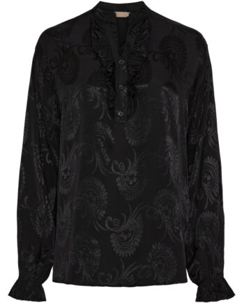 Marta Du Chateau Dame Bluse Mdccharlene 6696 Black