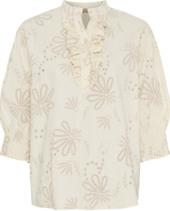 Marta Du Chateau Dame Bluse Mdclinda 6317e Beige