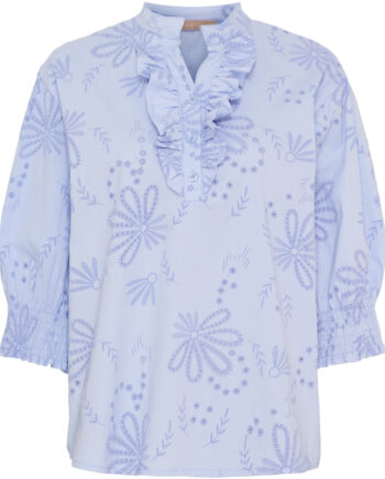 Marta Du Chateau Dame Bluse Mdclinda 6317e Celeste