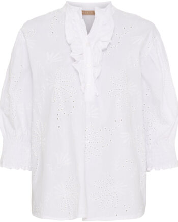 Marta Du Chateau Dame Bluse Mdclinda 6317e White