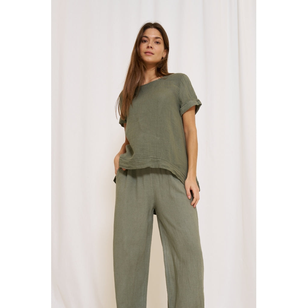 Marta Du Chateau Dame Bluse Mdcnatalie 83893 Military2828