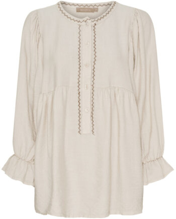 Marta Du Chateau Dame Bluse Mdcpoppy 7473 Sabbia102