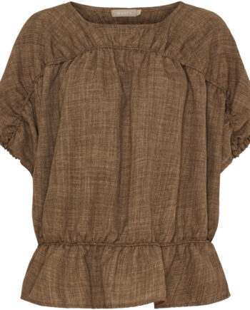 Marta Du Chateau Dame Bluse Mdcsaffron 258685 Brown