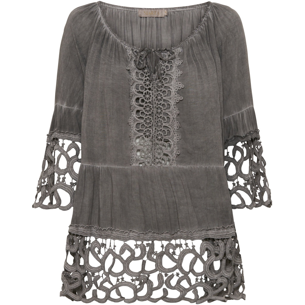 Marta Du Chateau Dame Bluse Mdczeline 2031 Black