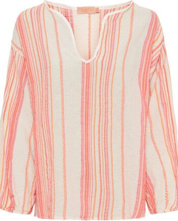Marta Du Chateau Dame Bluse 9574 Orange Fuxia1