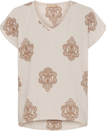 Marta Du Chateau Dame Bluse 85483 Sabbia Print