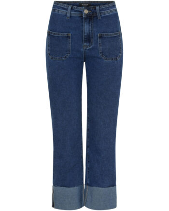 Marta Du Chateau Dame Bukser Mdcdelores Mdc183-26185 Dark Blue Denim