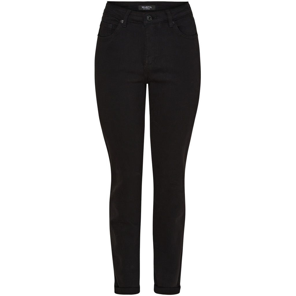 Marta Du Chateau Dame Bukser Mdcnat Mdc224-8714 Black