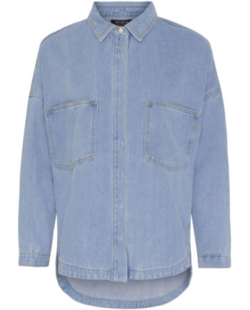 Marta Du Chateau Dame Denim Skjorte Mdc-203-8218 Blue Denim