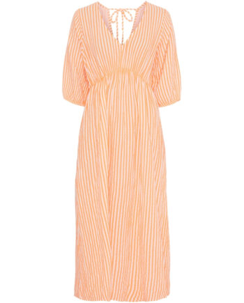 Marta Du Chateau Dame Kjole Mdcamaris 7315a Orange Fluo