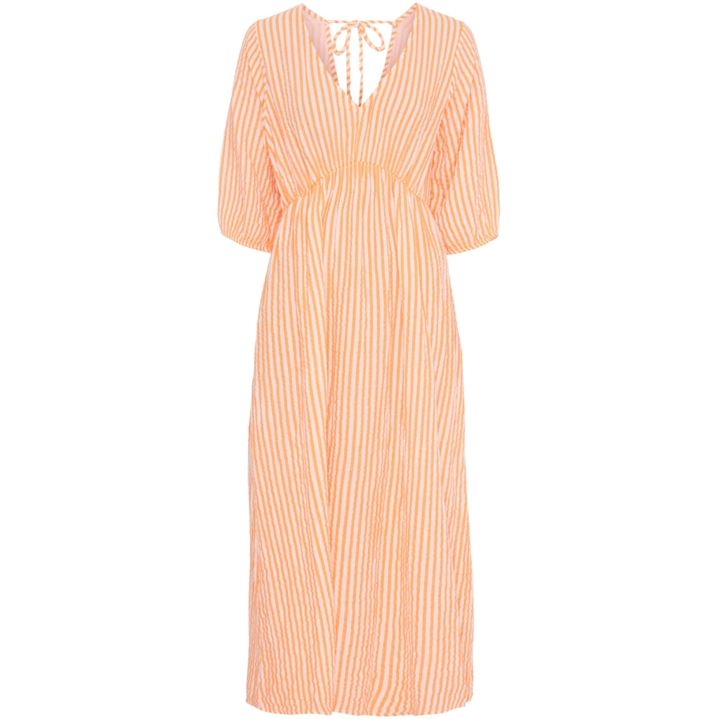 Marta Du Chateau Dame Kjole Mdcamaris 7315a Orange Fluo