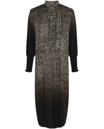 Marta Du Chateau Dame Kjole Mdcene 5357 Nero Faded