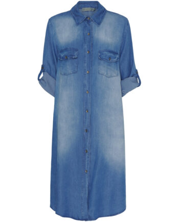 Marta Du Chateau Dame Kjole Mdcflorentina Medium Blue