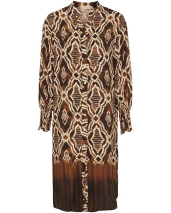 Marta Du Chateau Dame Kjole Mdcgry 28530-  Brown